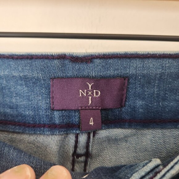 NYDJ Not Your Daughter's Jeans Straight Leg Medium Wash Denim Jeans Women's 4 - Picture 7 of 12